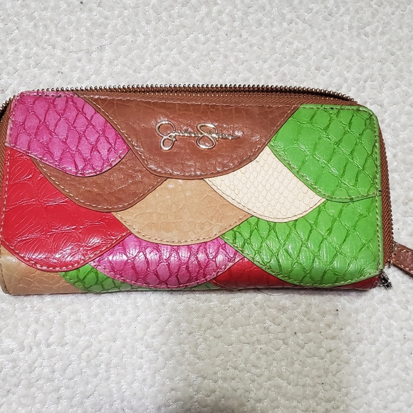 Jessica Simpson Multicolor Leather Wallet - Picture 1 of 5